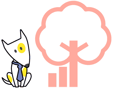 Custard the T4G dog wearing a tie